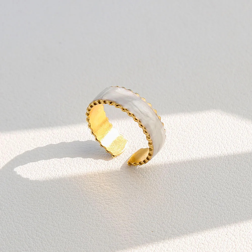 Anillo Esmalte Blanco