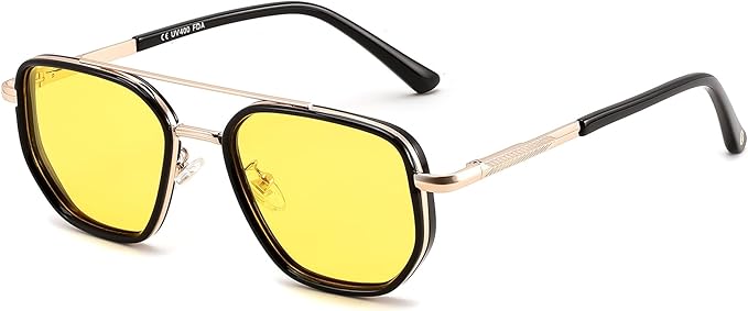 Lentes Aviador Amarillo