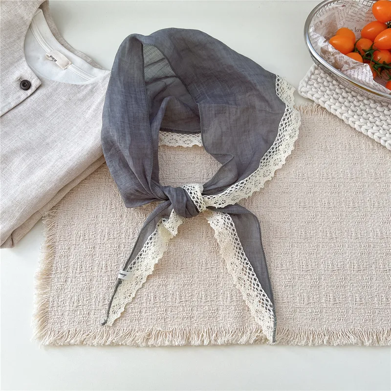 Panoleta Gris con Encaje